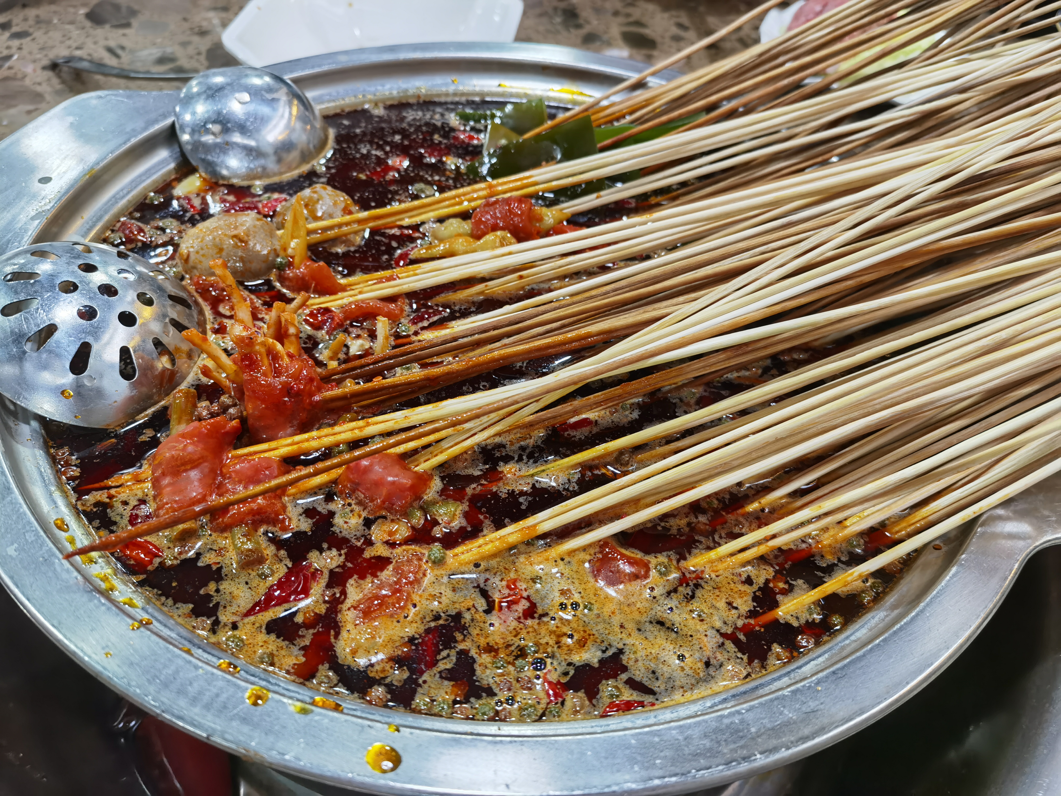 美味新鲜的串串食材素材