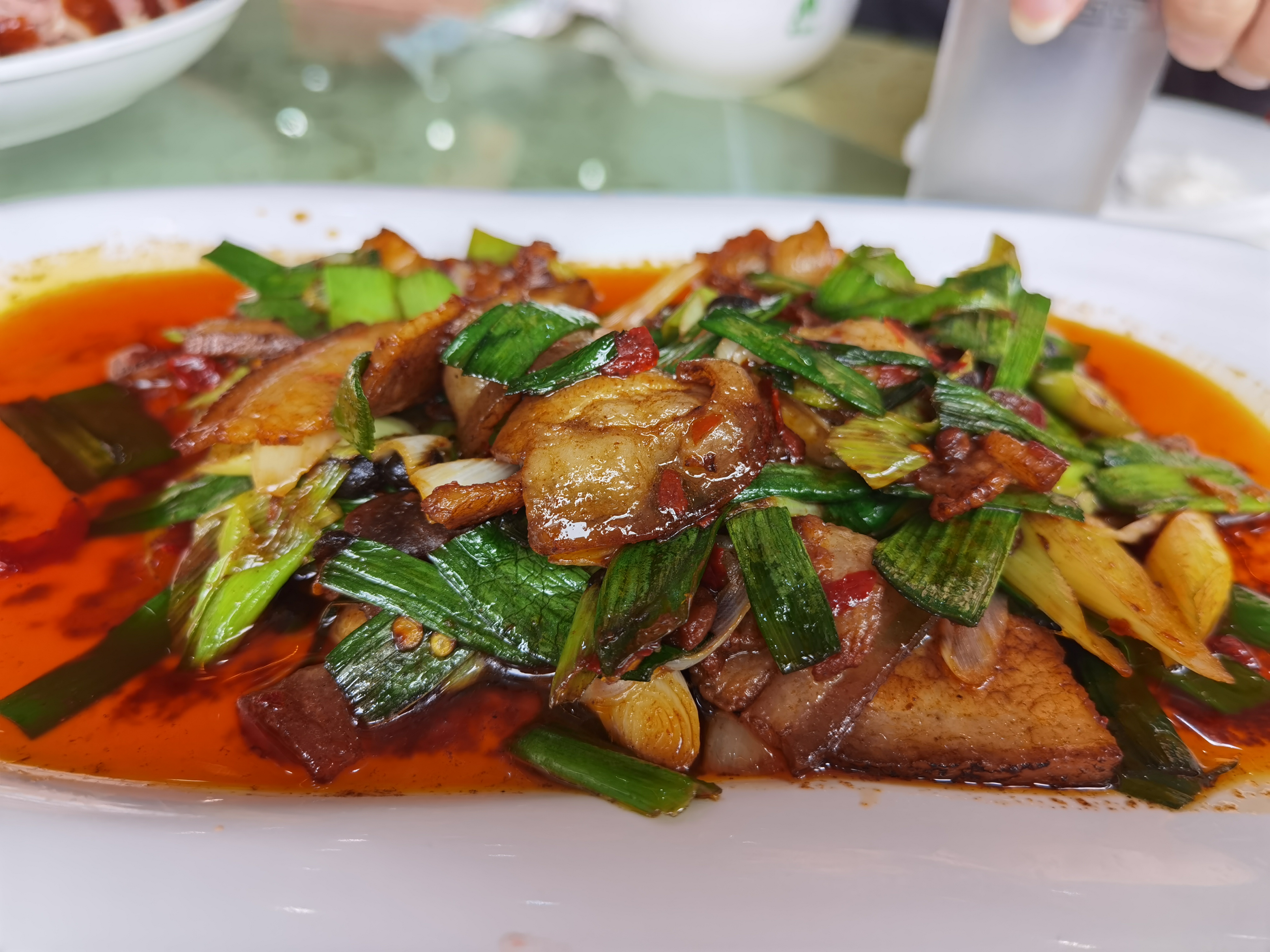 美味营养的青椒回锅肉素材