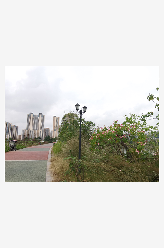 城郊公园休闲生活场所-众图网