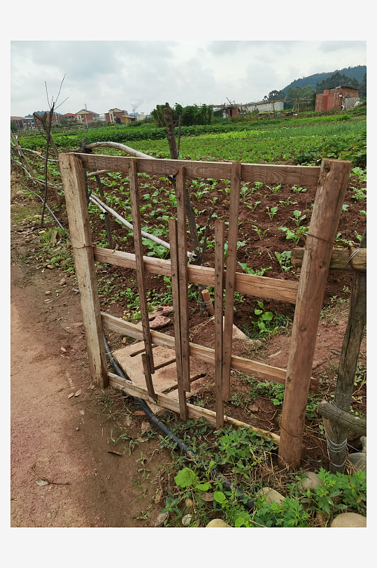 城郊田园自然风光-众图网