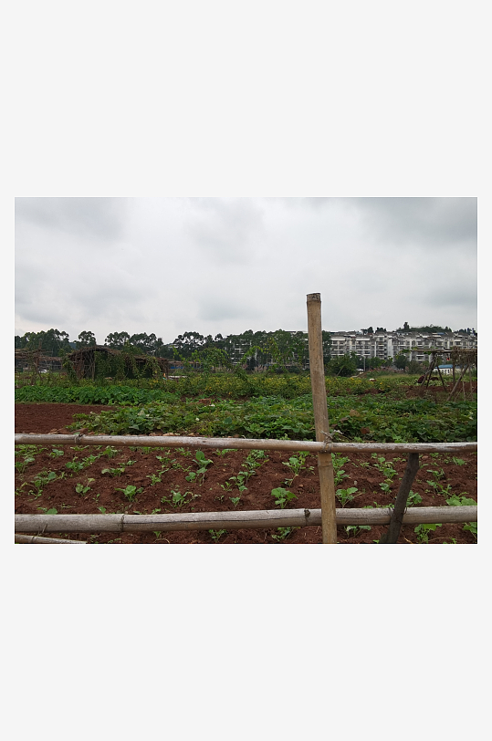 城郊田园自然风光-众图网