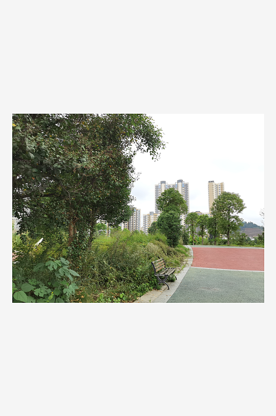 城郊休闲公园场景-众图网