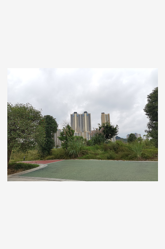 城郊休闲公园场景-众图网