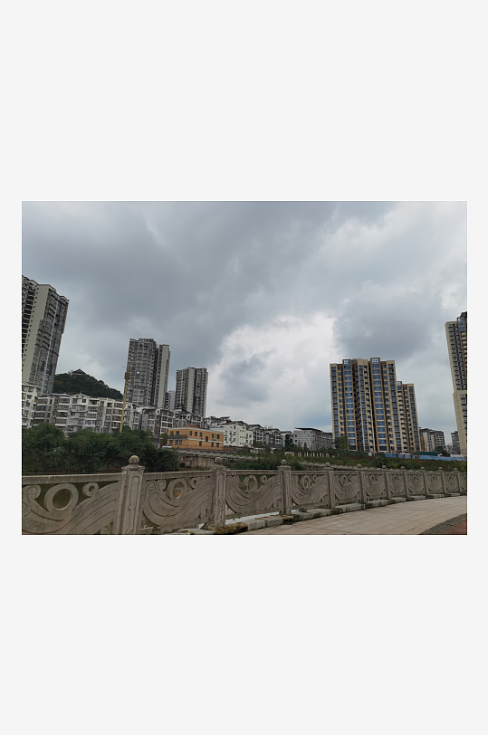 休闲清新的城郊风光-众图网