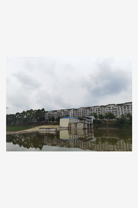 休闲清新的城郊风光-众图网