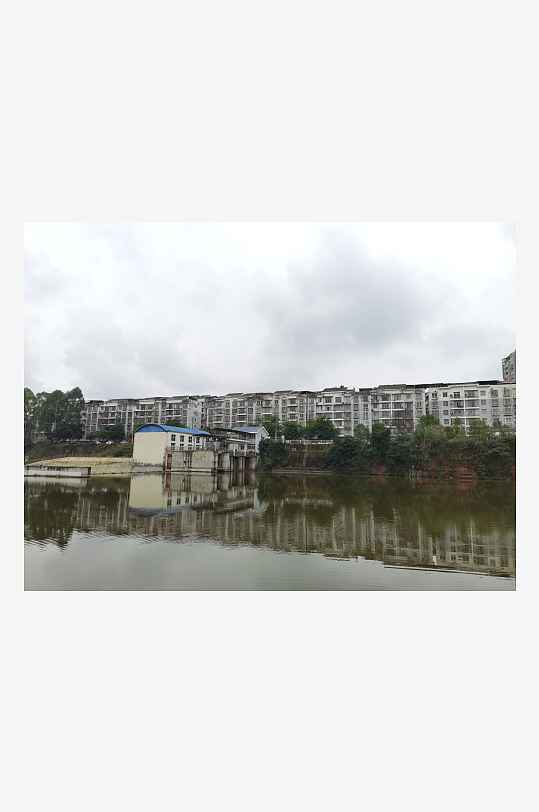 休闲清新的城郊风光-众图网