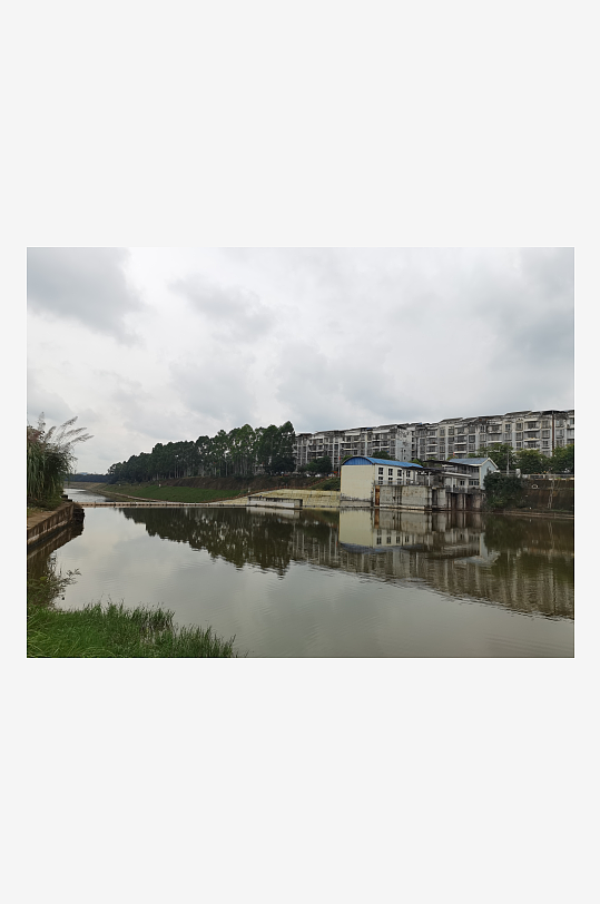 休闲清新的城郊风光-众图网