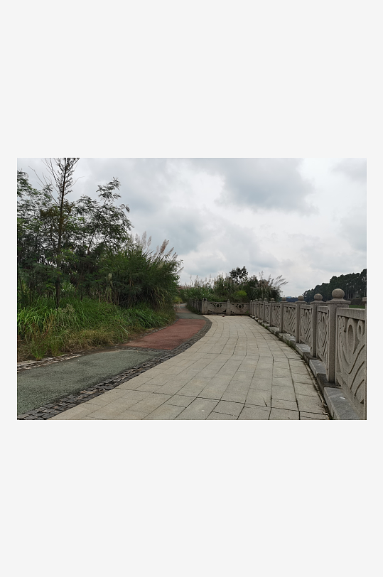 休闲清新的城郊风光-众图网