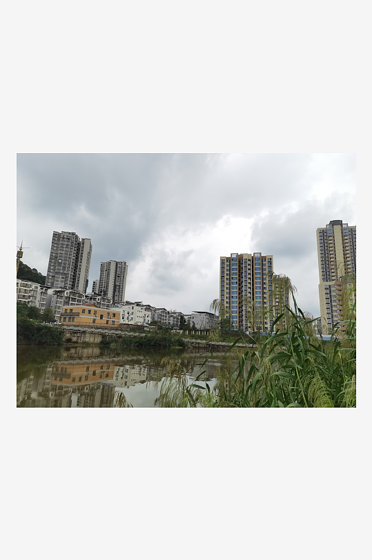 休闲清新的城郊风光-众图网