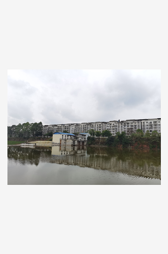 休闲清新的城郊风光-众图网