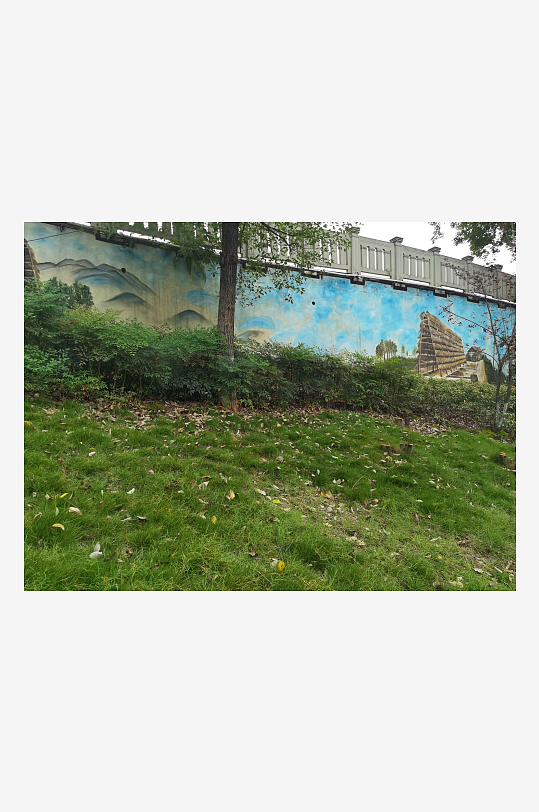 清新舒适的城市公园环境-众图网