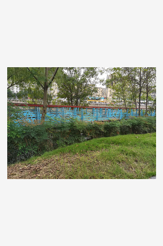 清新舒适的城市公园环境-众图网