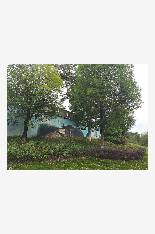 清新舒适的城市公园环境-众图网