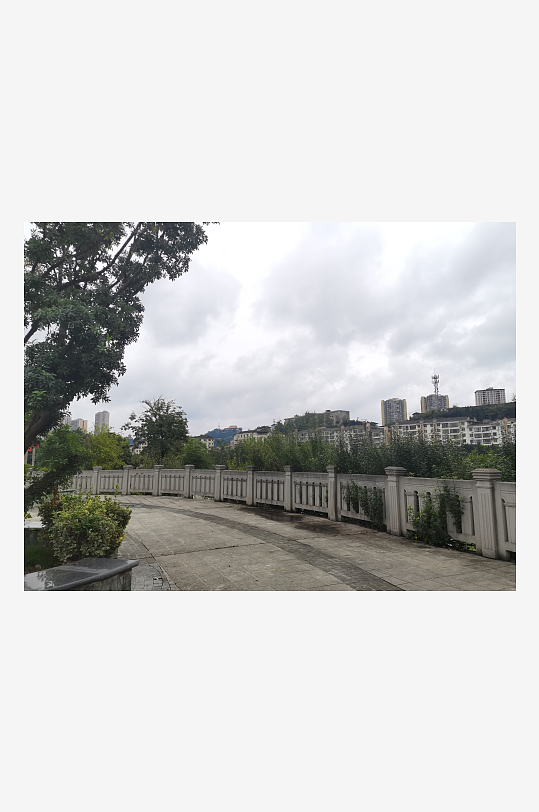 清新舒适的城郊公园-众图网