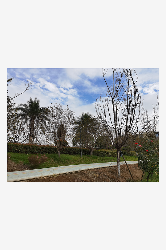 城市户外休闲场所-众图网