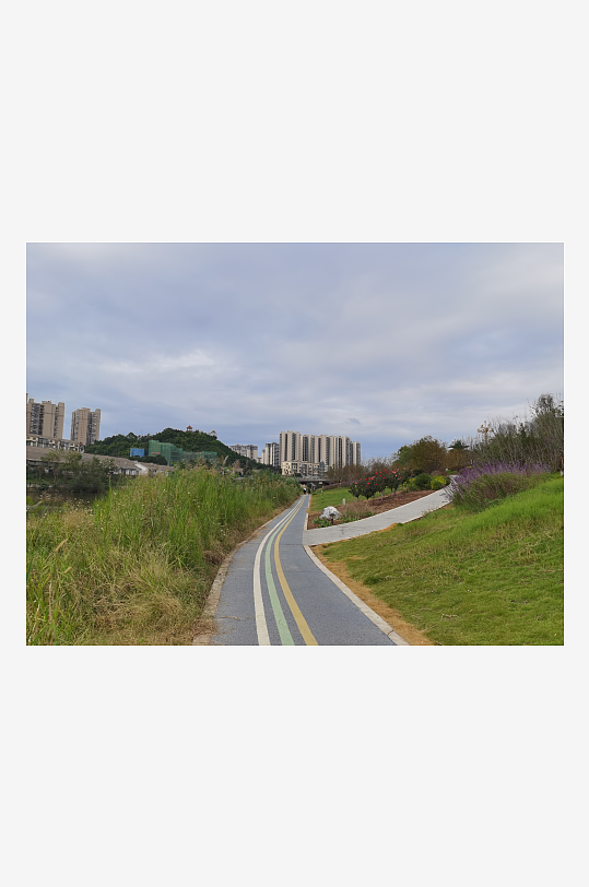 城市户外休闲场所-众图网