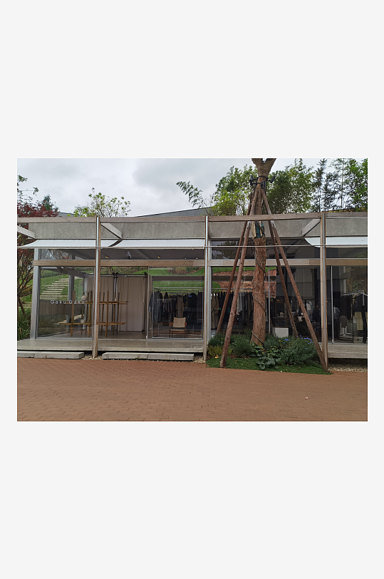 休闲城市建筑一角-众图网