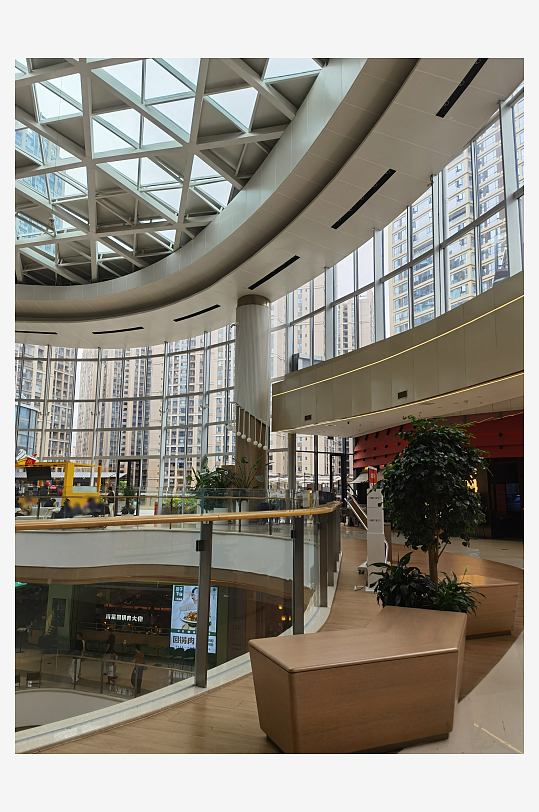 休闲城市建筑一角-众图网