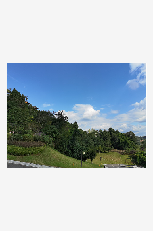 清新舒适公园美景-众图网