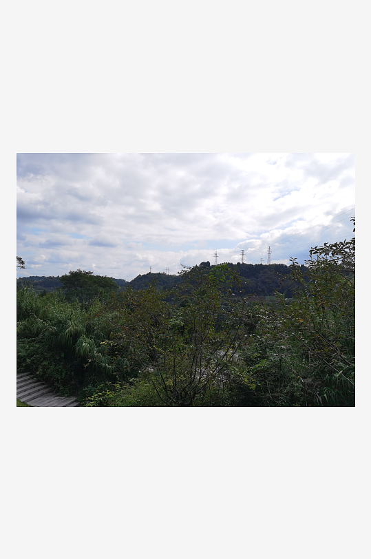 舒适清新的生态公园-众图网