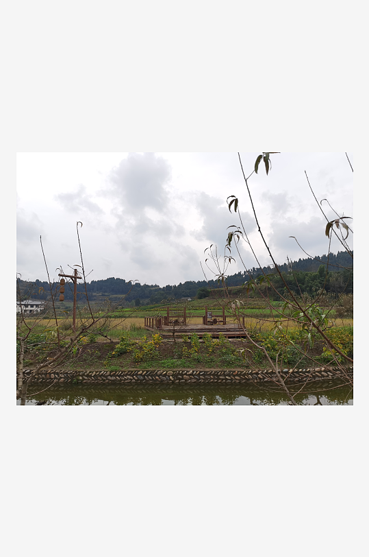 清新舒适的田园风光-众图网