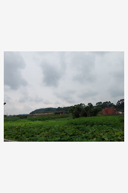 城郊户外休闲田园风光-众图网