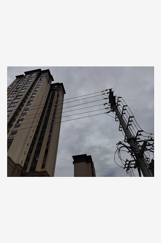 城市建筑外观一角-众图网