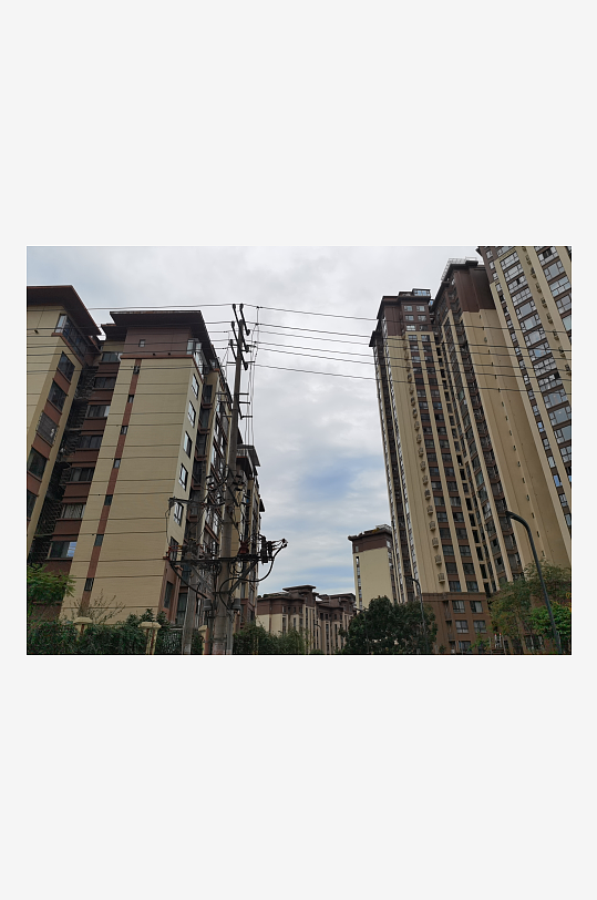 城市建筑外观一角-众图网