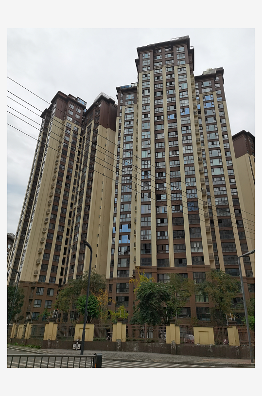 城市建筑外观一角-众图网