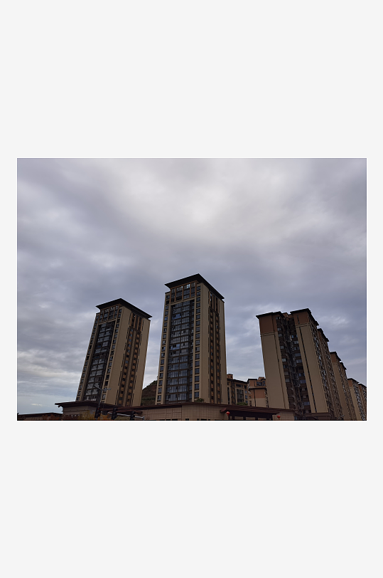 城市风光建筑外观一角-众图网