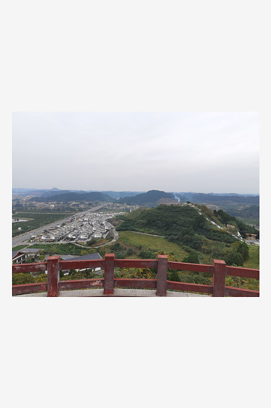 乡村风光美丽新农村-众图网