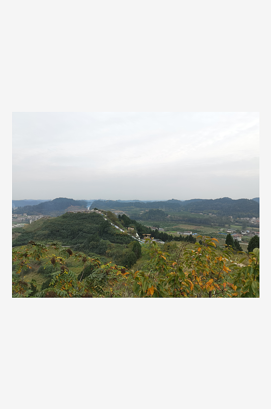 乡村风光美丽新农村-众图网