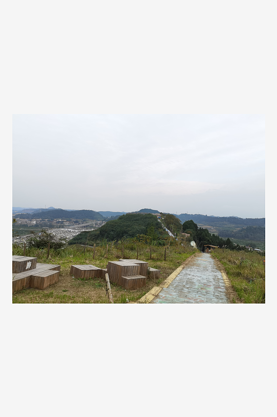 乡村风光美丽新农村-众图网