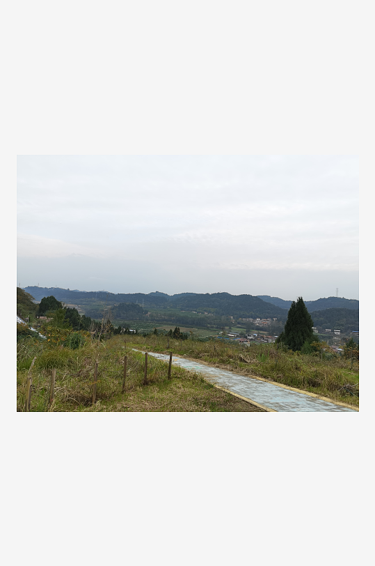 乡村风光美丽新农村-众图网