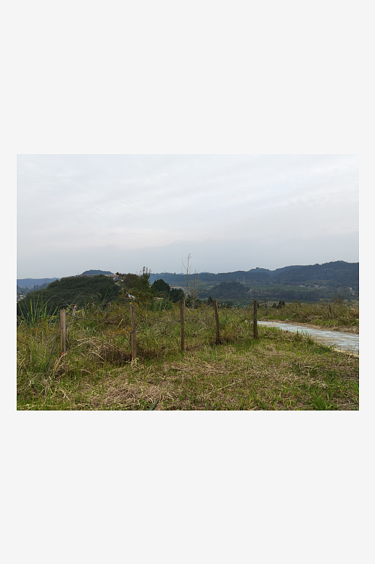 乡村风光美丽新农村-众图网