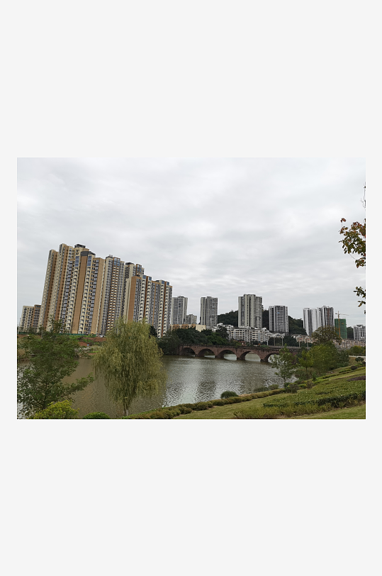 舒适清新的休闲公园-众图网