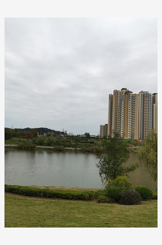 舒适清新的休闲公园-众图网