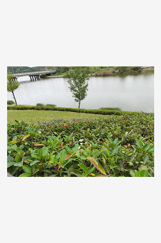 舒适悠闲的清新公园-众图网