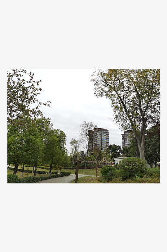 清新舒适的休闲城市-众图网