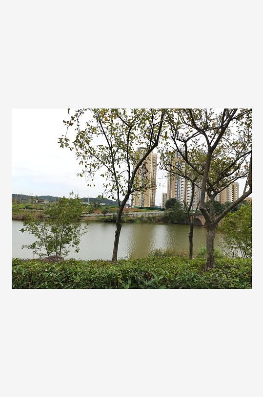 清新舒适的休闲城市-众图网