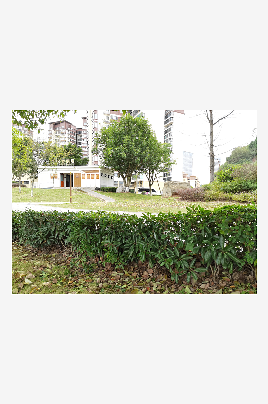 清新舒适的休闲公园-众图网