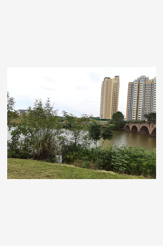 舒适宜居的休闲公园-众图网