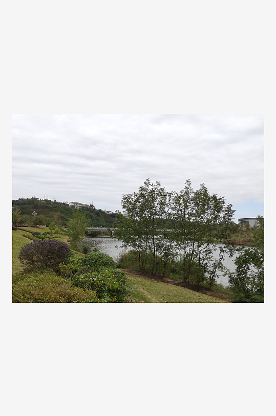 舒适宜居的休闲公园-众图网