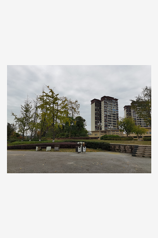 舒适宜居的城市户外-众图网