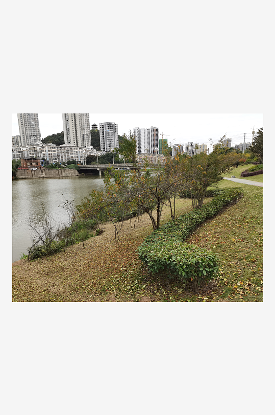 舒适宜居的休闲城市环境-众图网