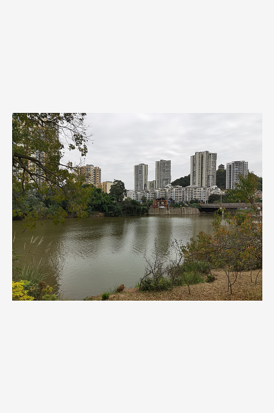 舒适宜居的休闲城市环境-众图网