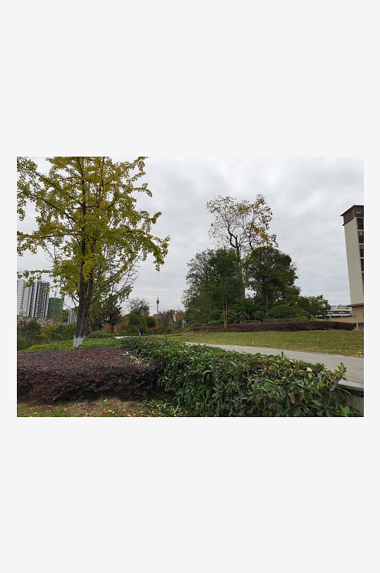 舒适的休闲城市环境-众图网