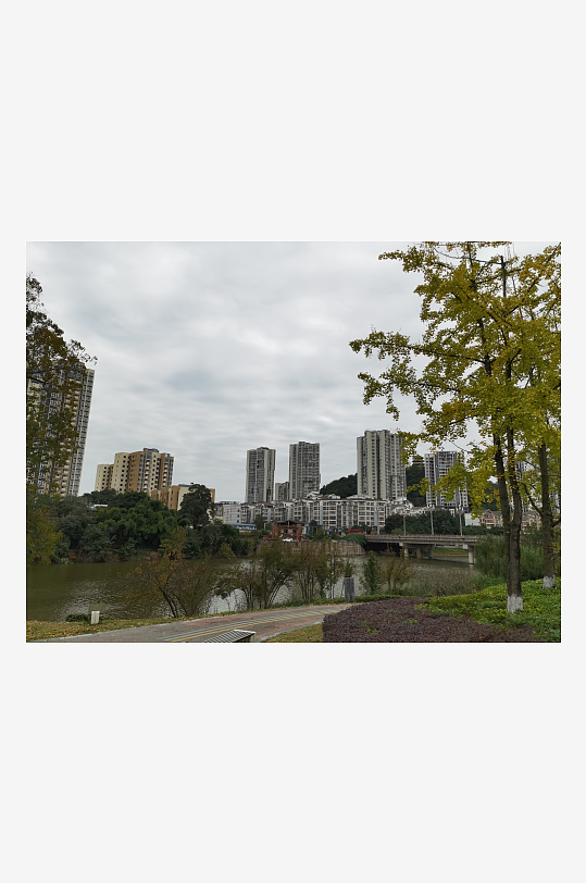 舒适的休闲城市环境-众图网