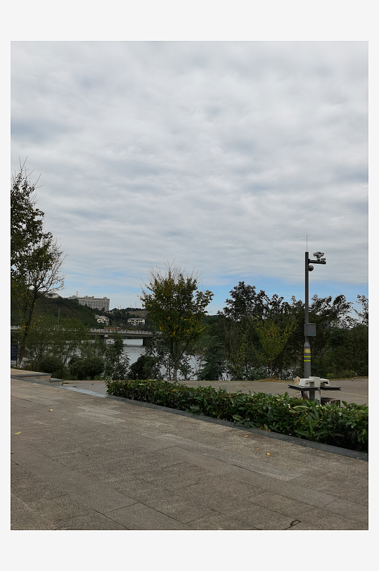 舒适的休闲城市环境-众图网