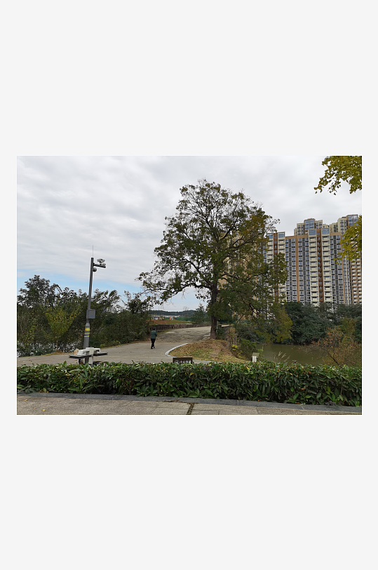 舒适的休闲城市环境-众图网